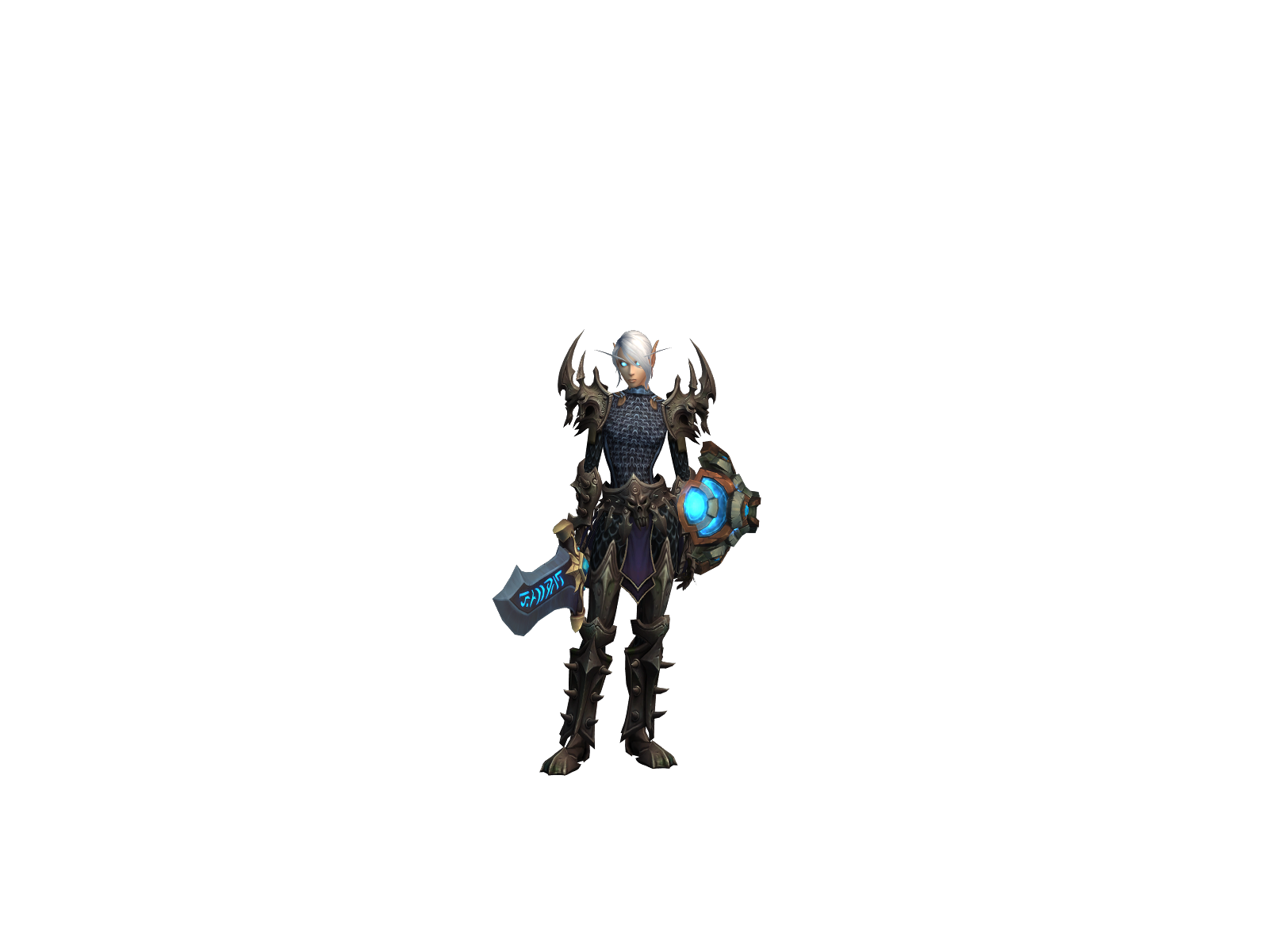 harden 3D character render
