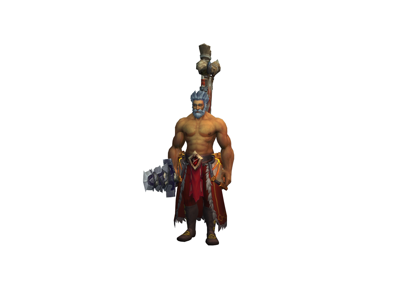 Warsixgods 3D character render