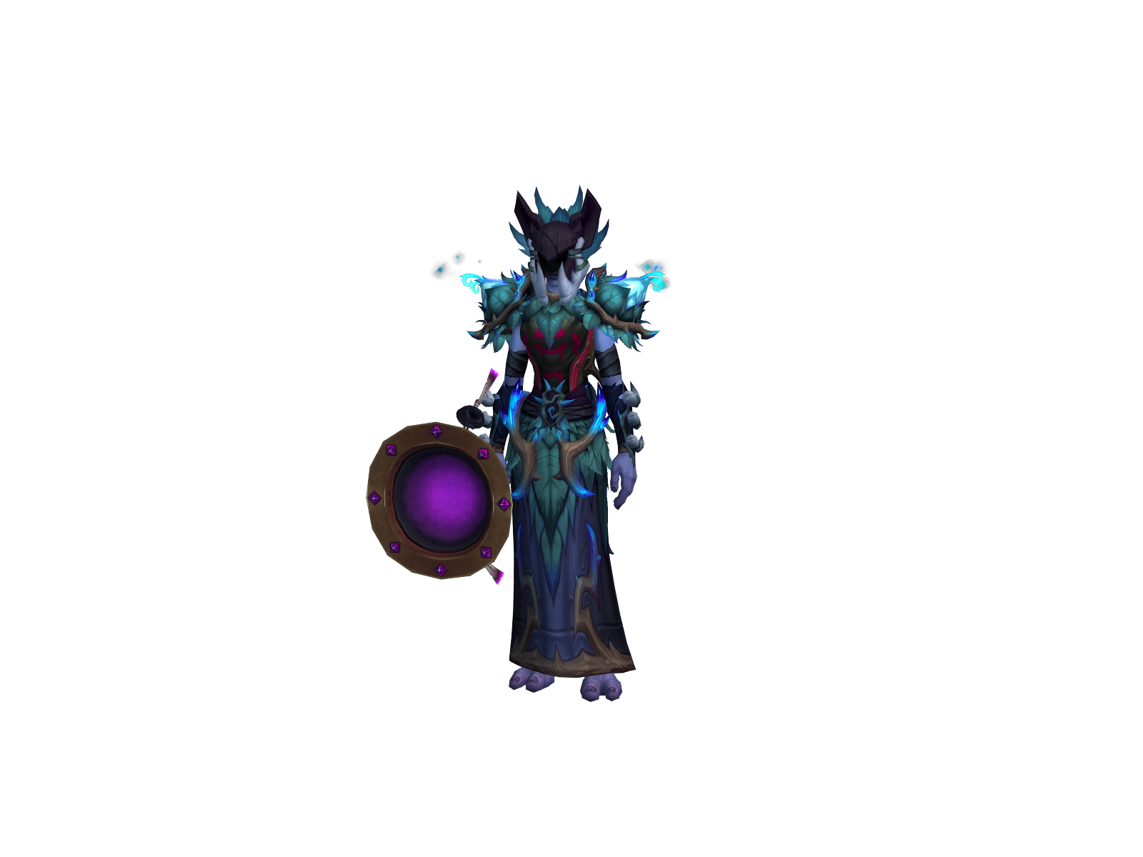Mayle 3D character render