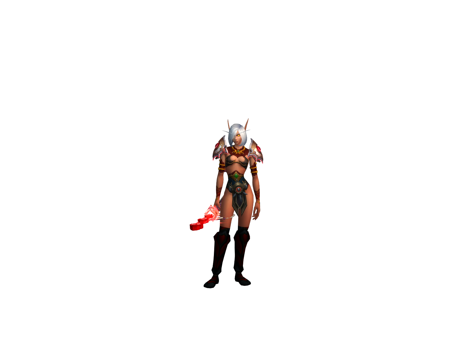 Salanya 3D character render