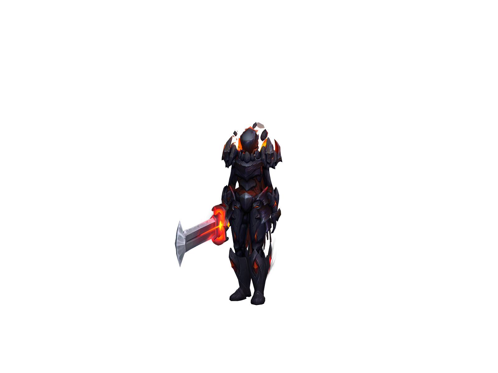 Cørtana 3D character render