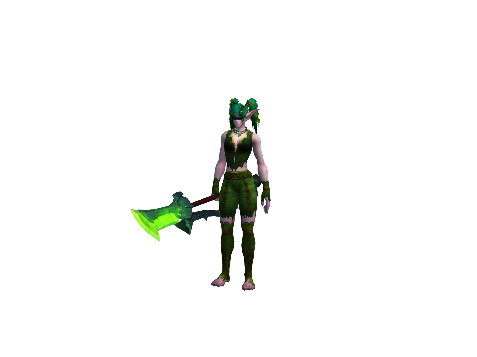Zhosy 3D character render