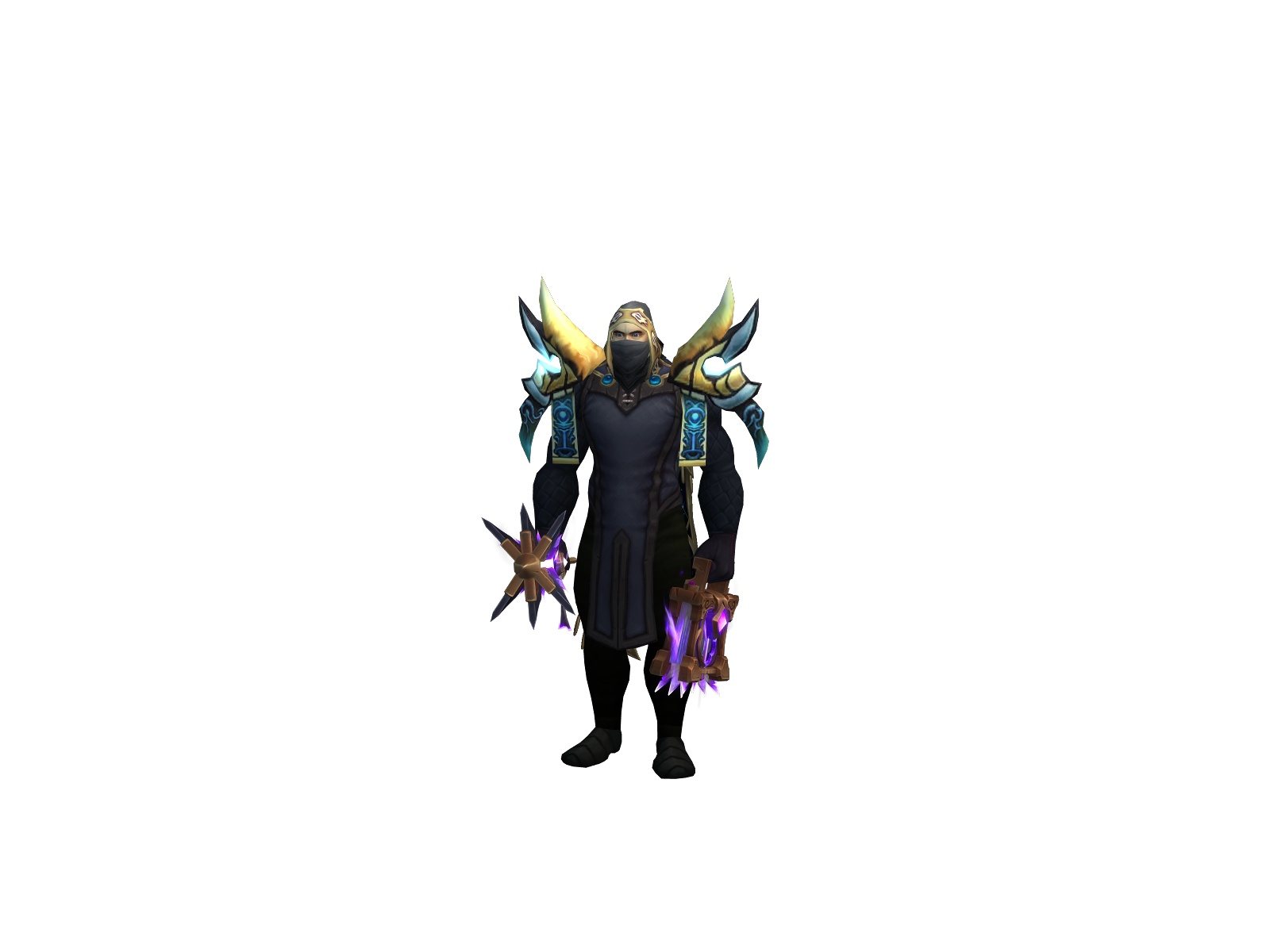 Blackjacket 3D character render