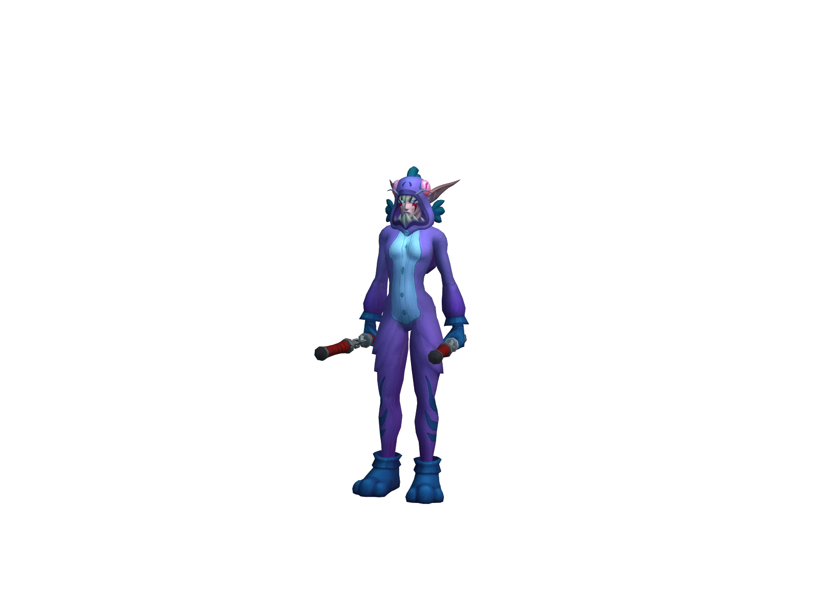 Karatelucy 3D character render