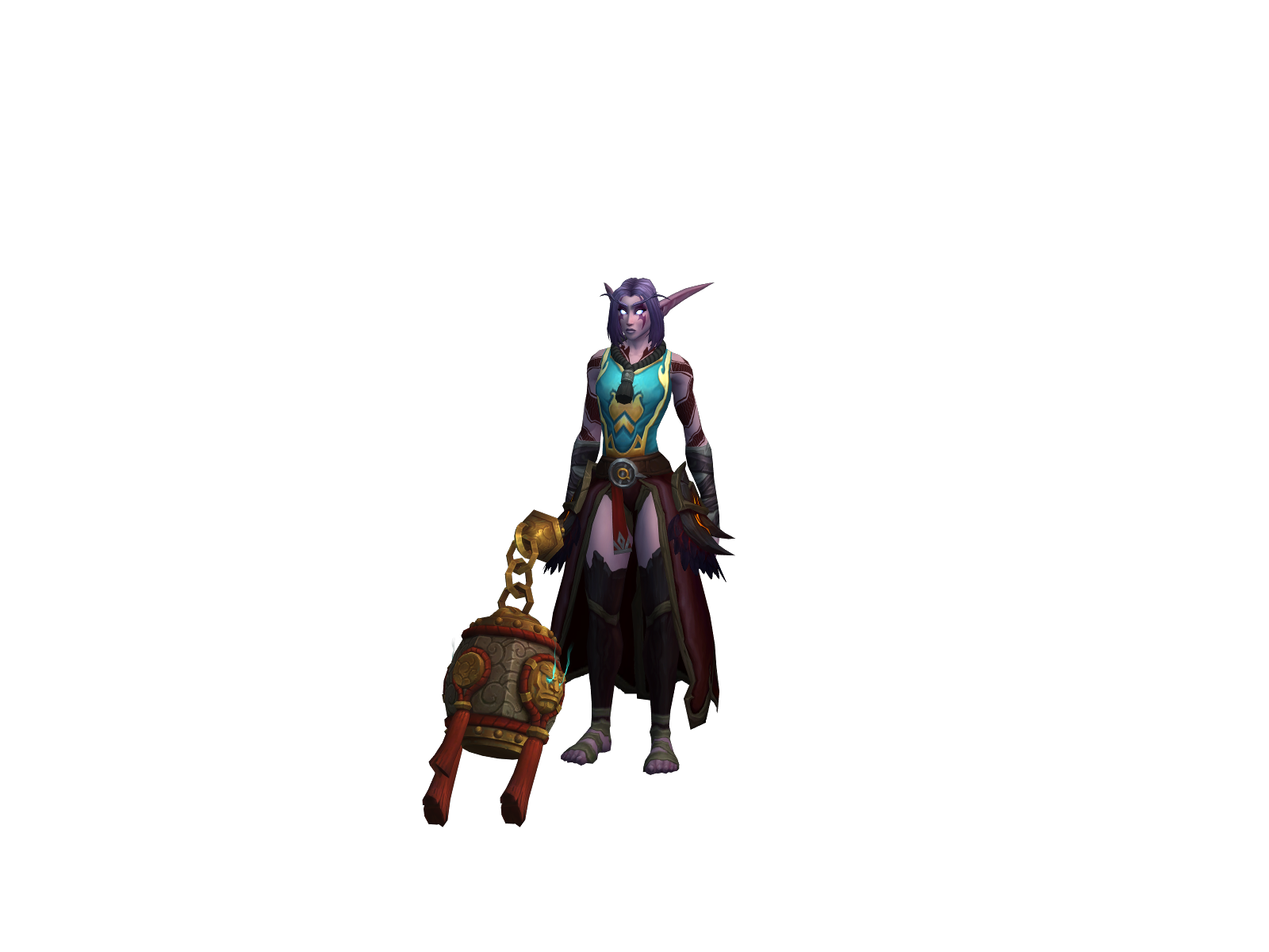 Mylune 3D character render