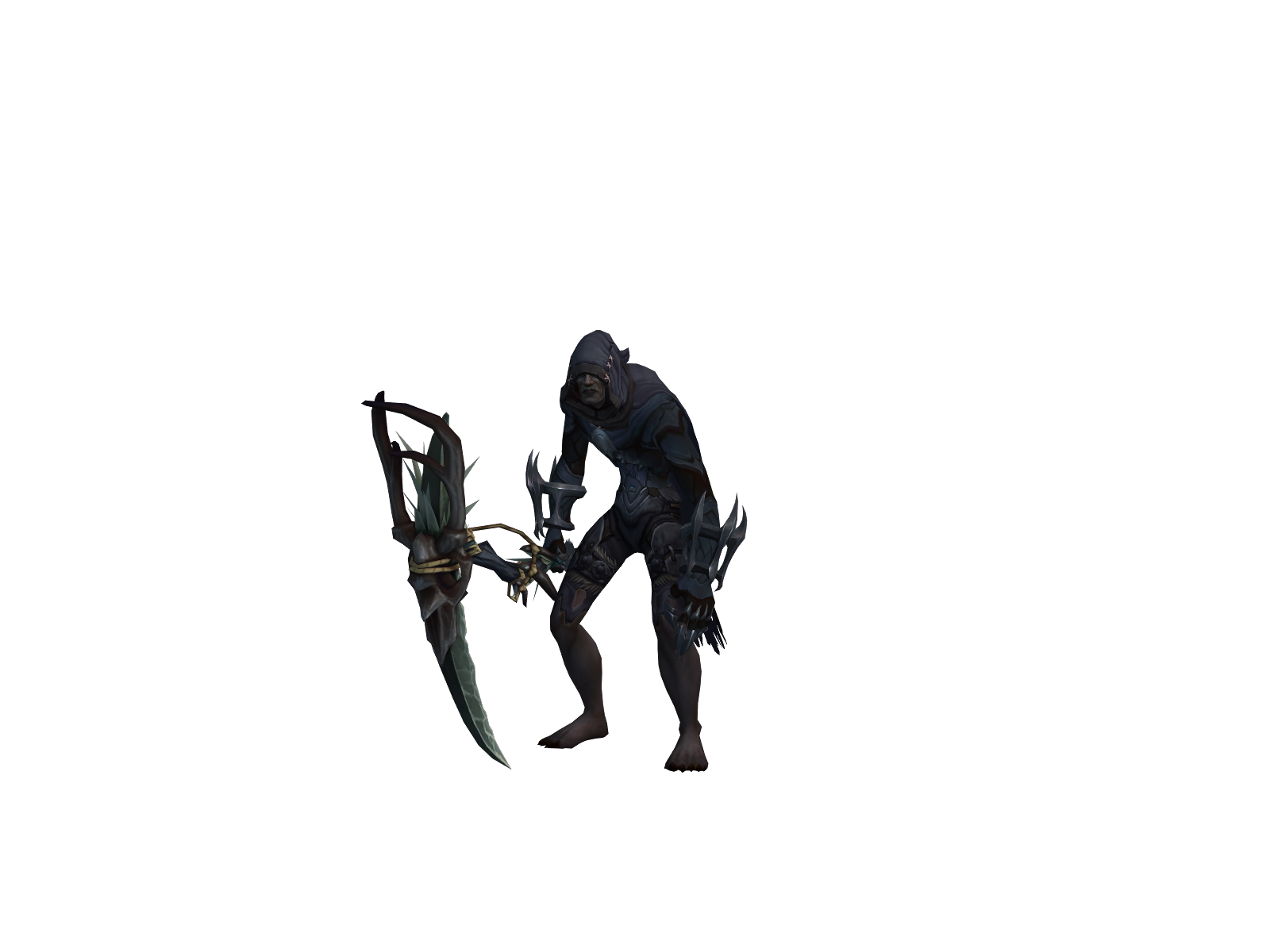 Flay 3D character render