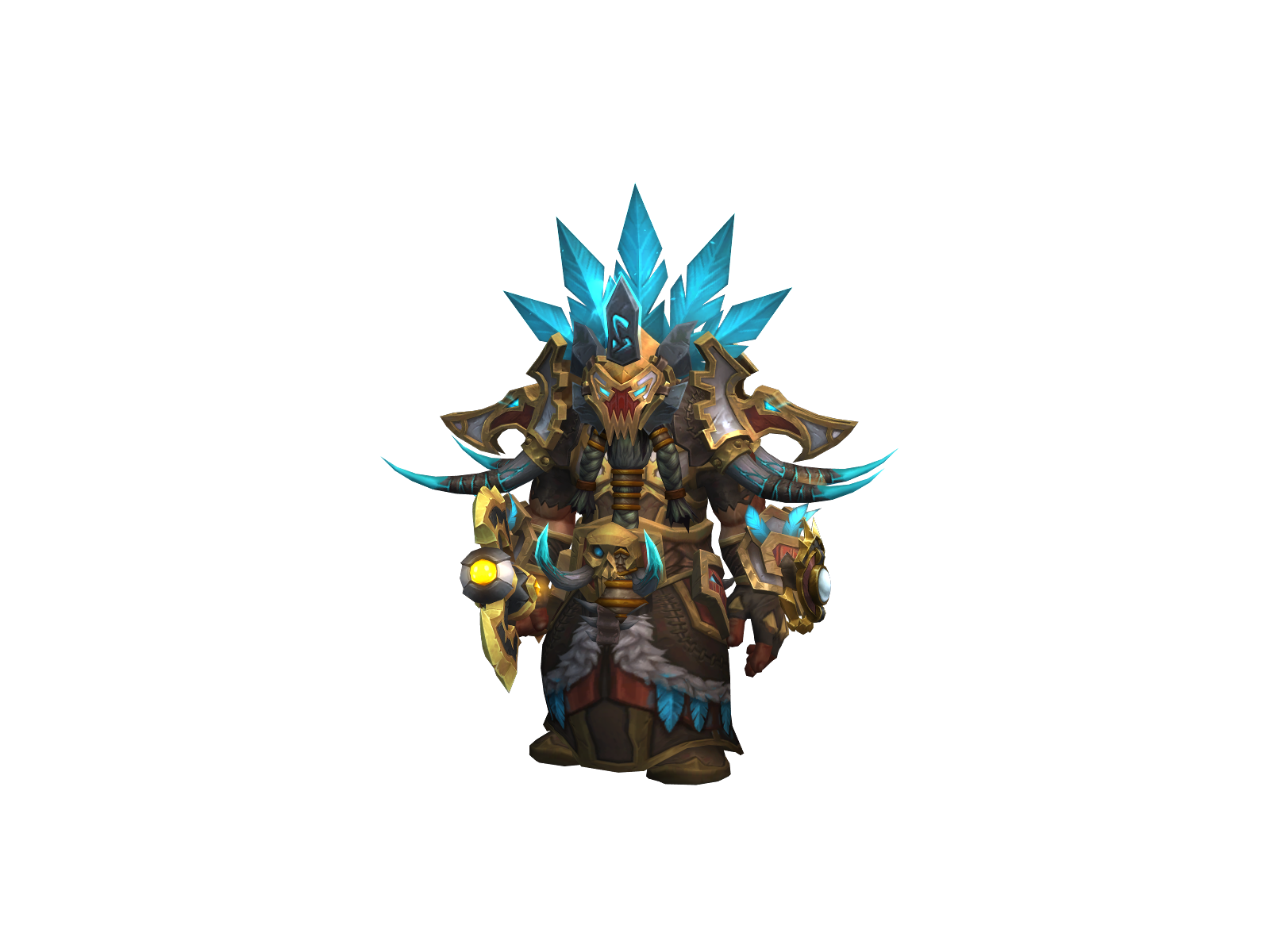 Zappikshaman 3D character render