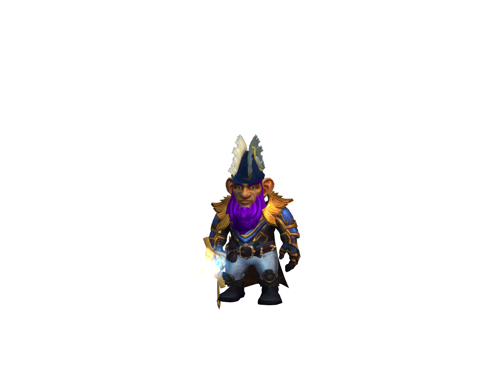 Backpfeife 3D character render