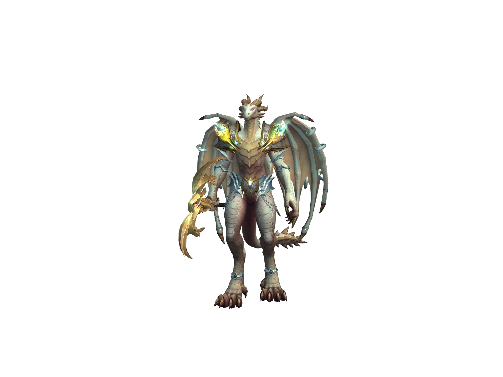 Lhanayru 3D character render