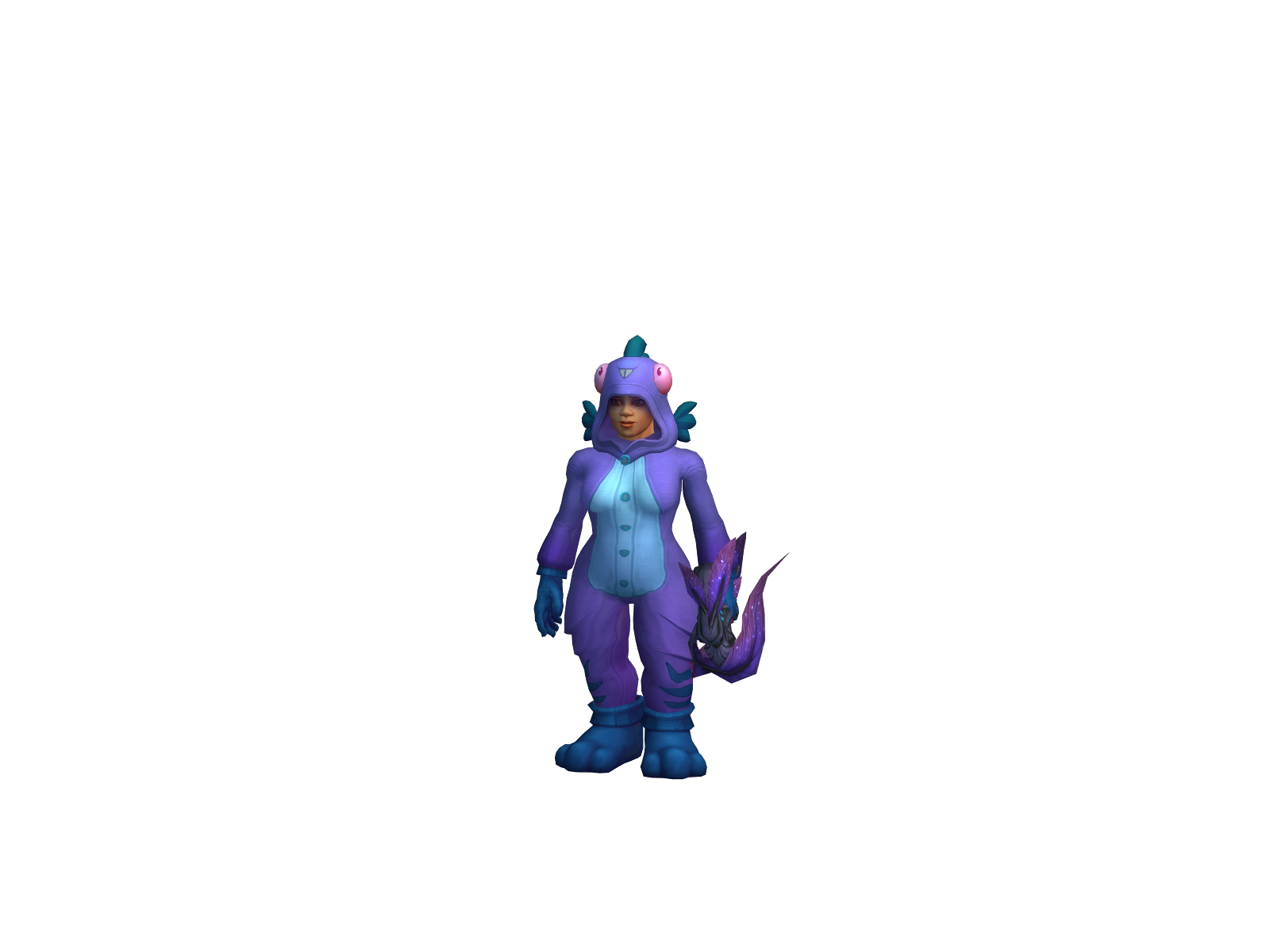 Miniquack 3D character render