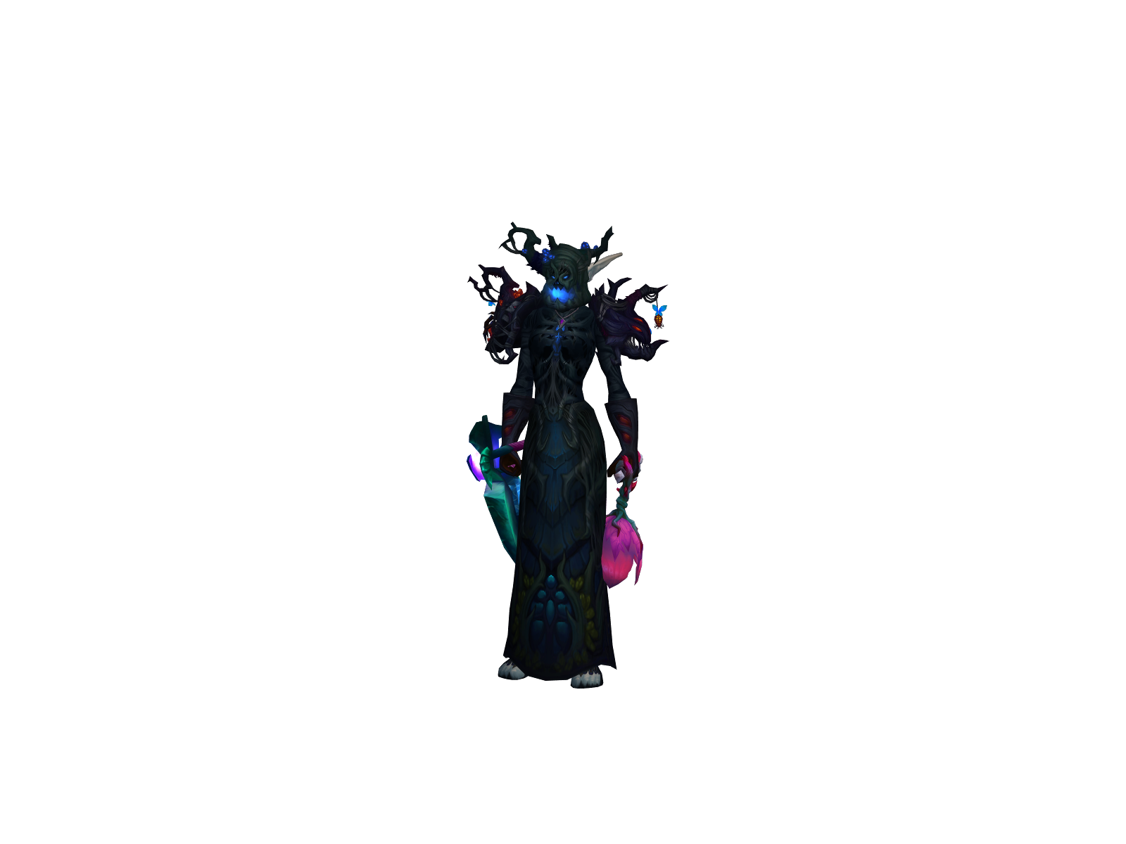 Chickbloom 3D character render