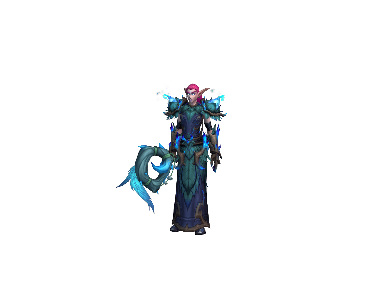 Justádruid 3D character render