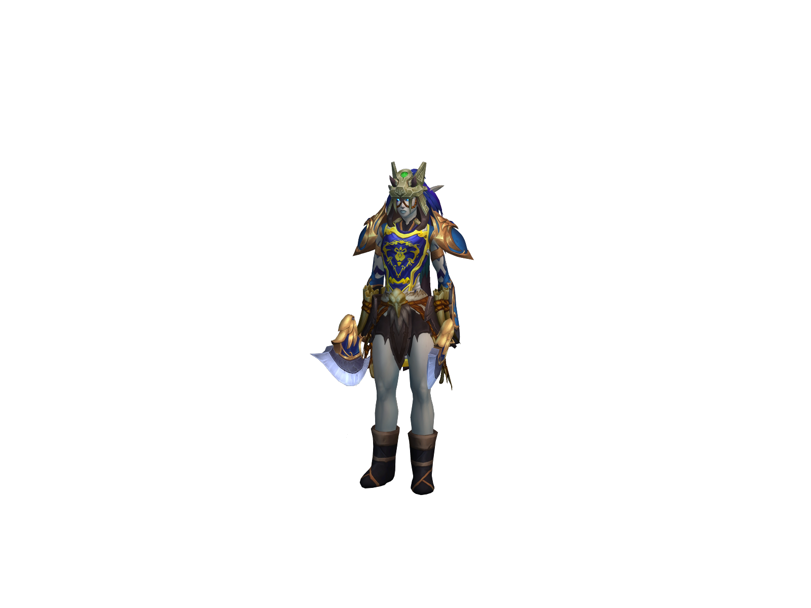 Eyeblast 3D character render