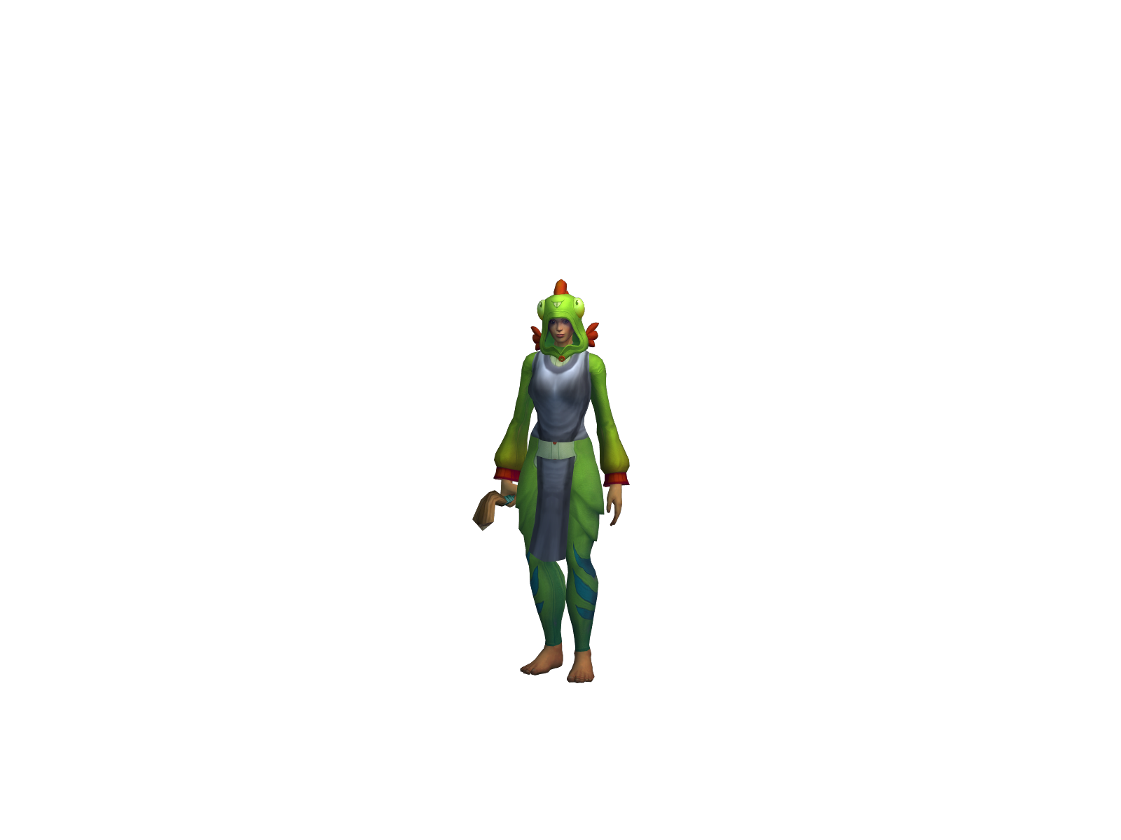 Hormoni 3D character render
