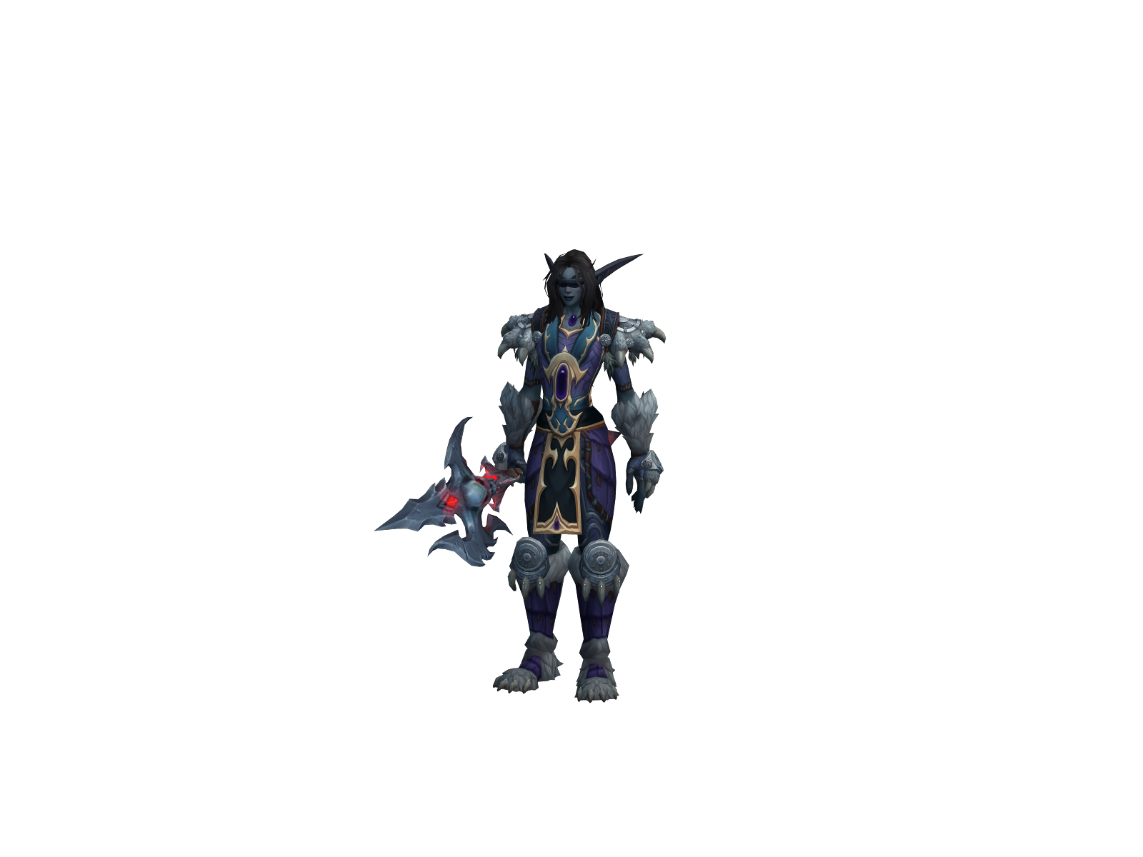 Séda 3D character render