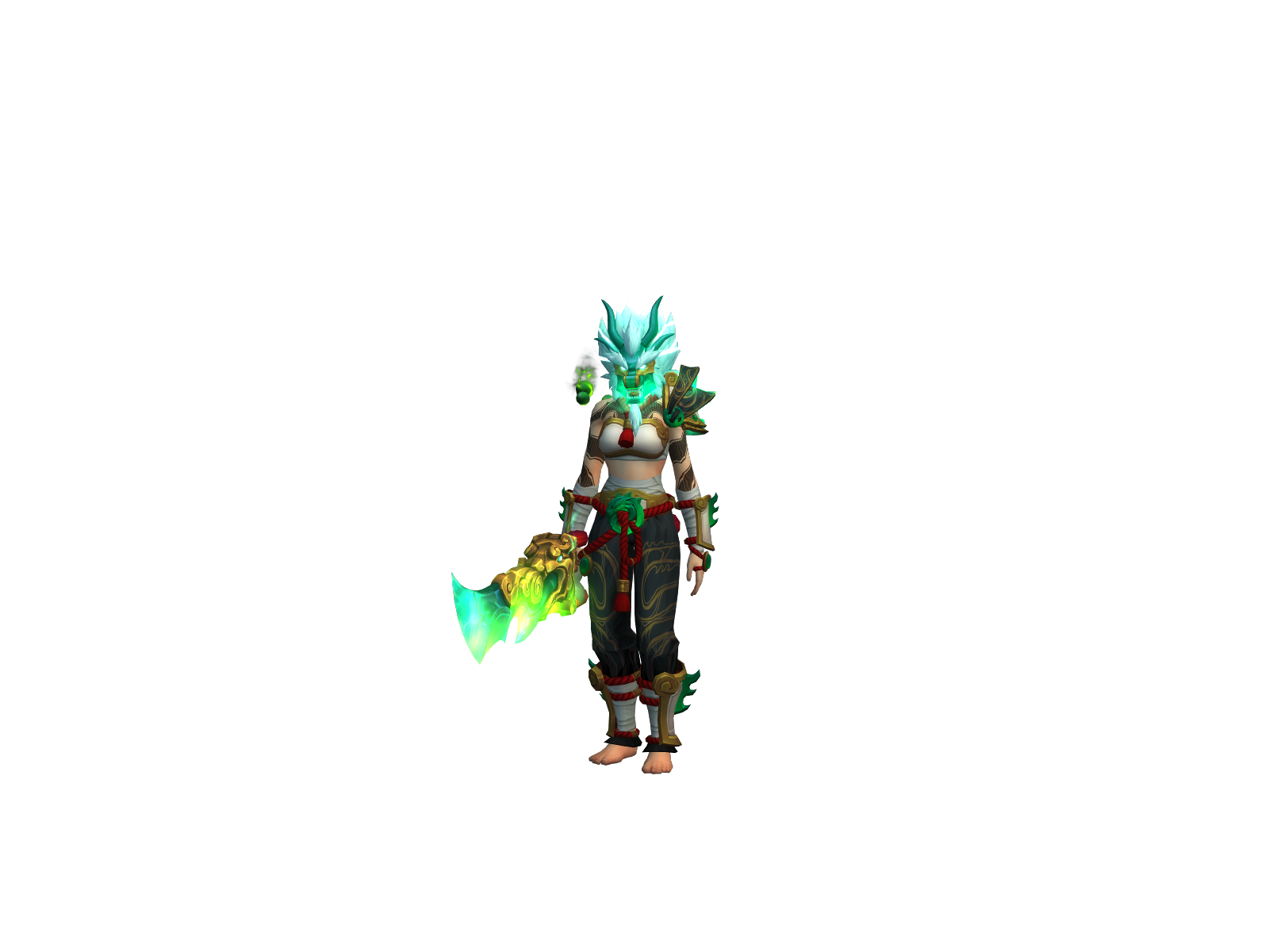 Chunlí 3D character render