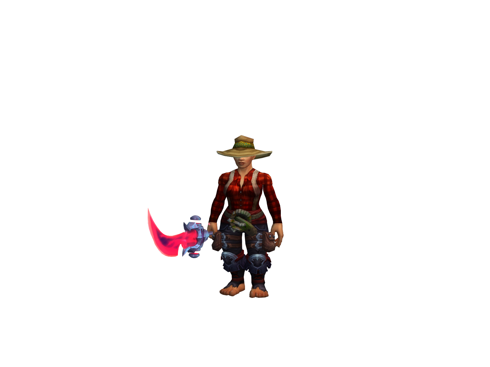 Hokobrew 3D character render