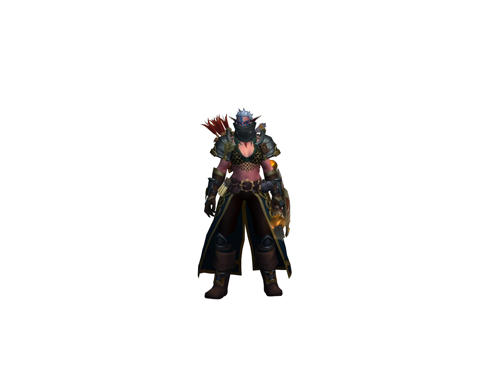 Blackfangg 3D character render