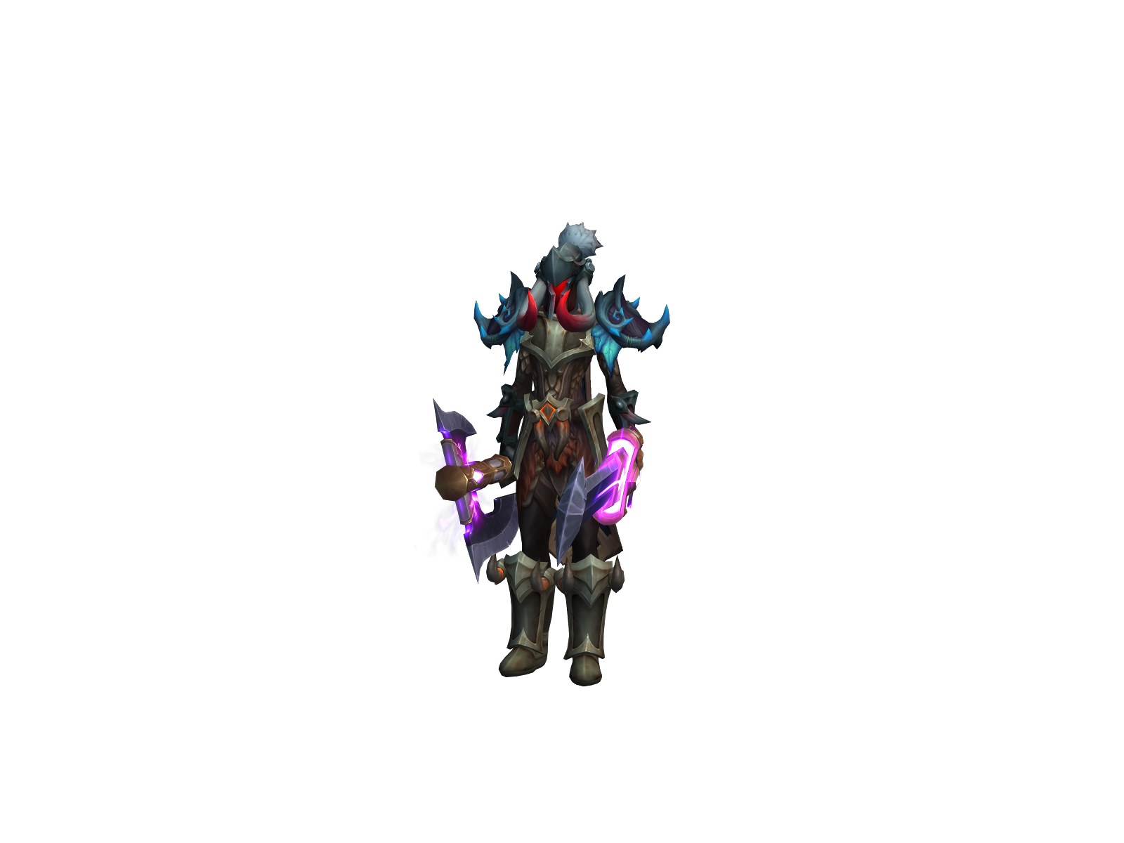 Mneka 3D character render