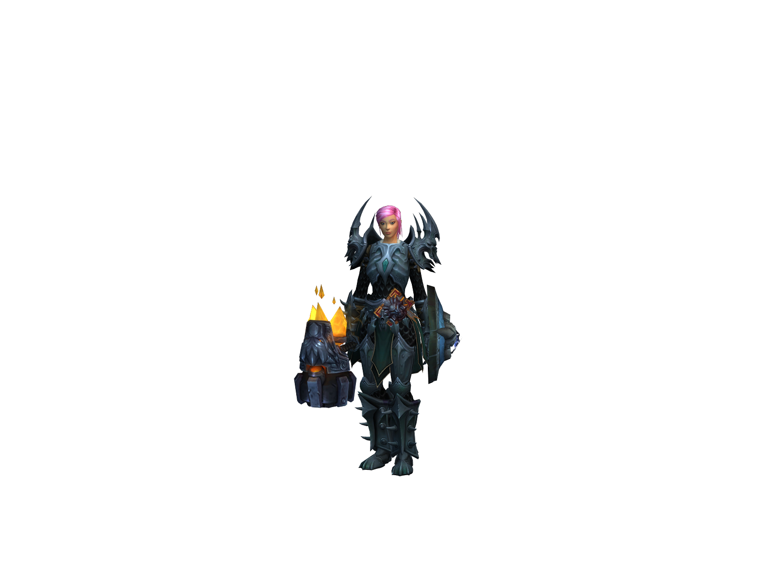 Fjorhvor 3D character render