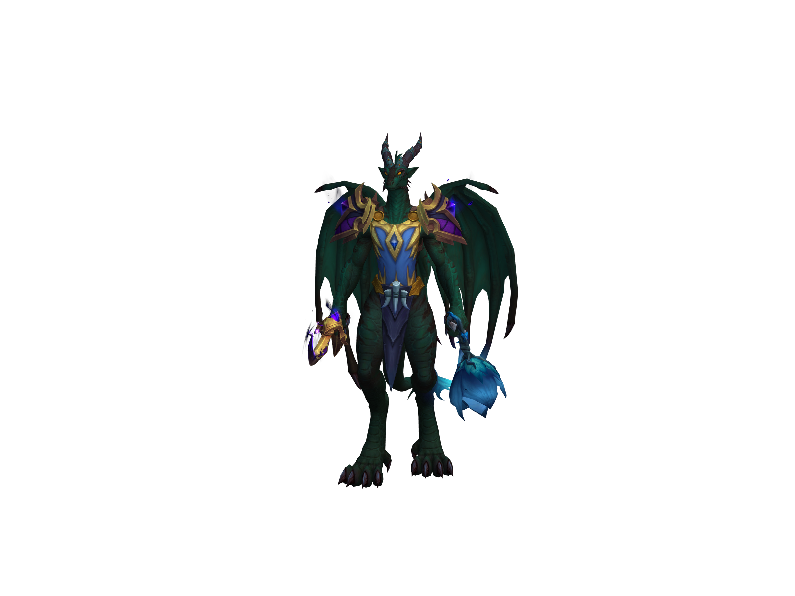 Qpol 3D character render