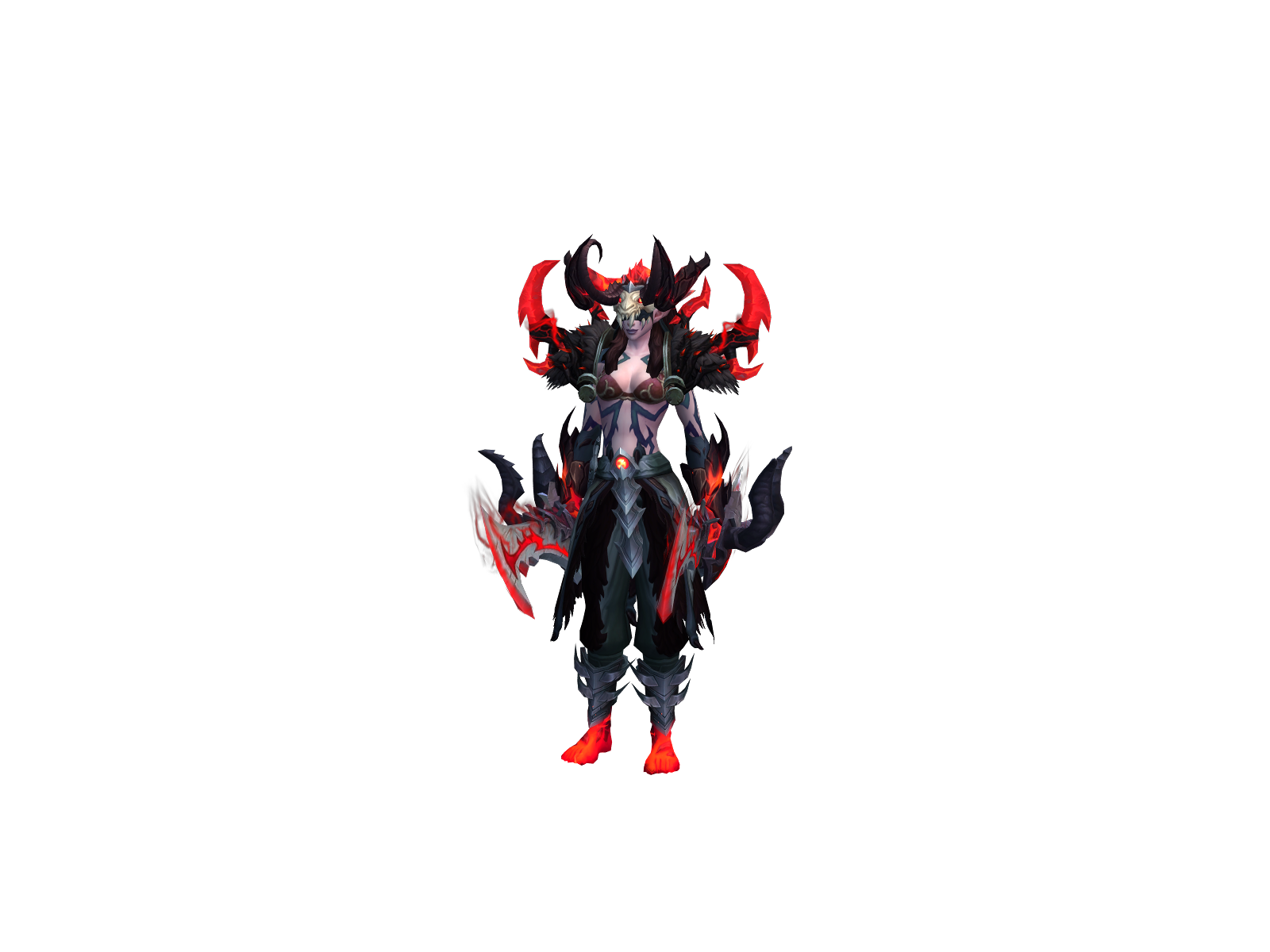 Evandelija 3D character render