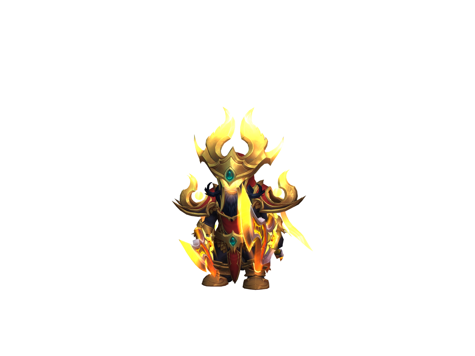 Warriorinho 3D character render