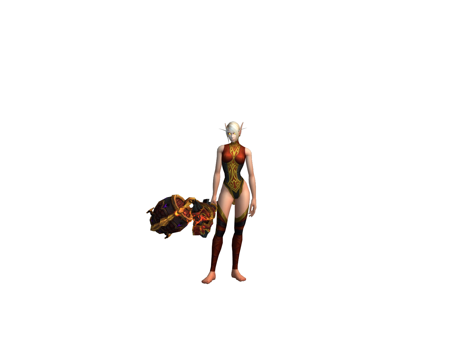 Nayame 3D character render
