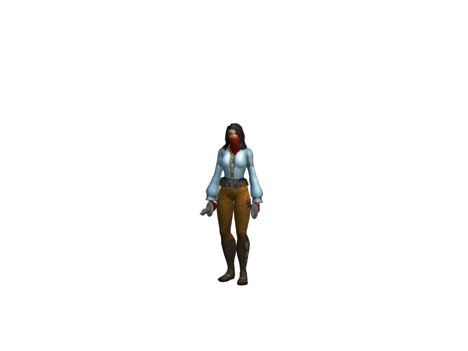 Daggernass 3D character render