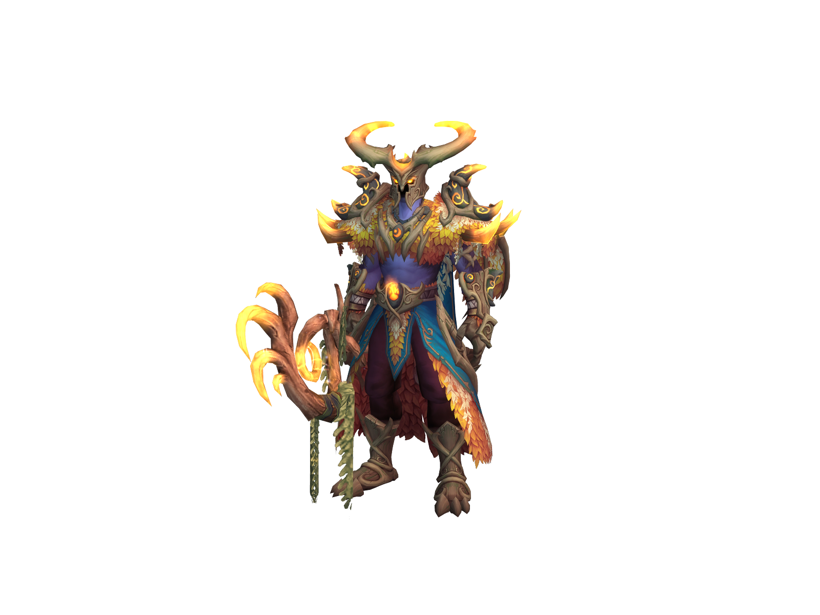 Zeraphis 3D character render
