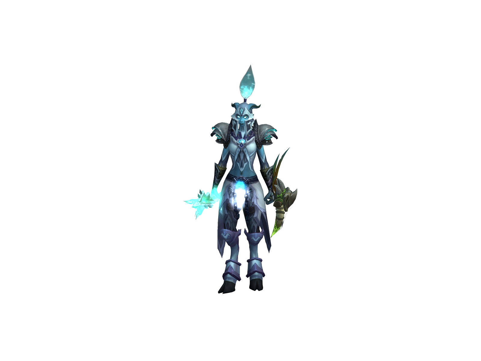 Andrømèda 3D character render