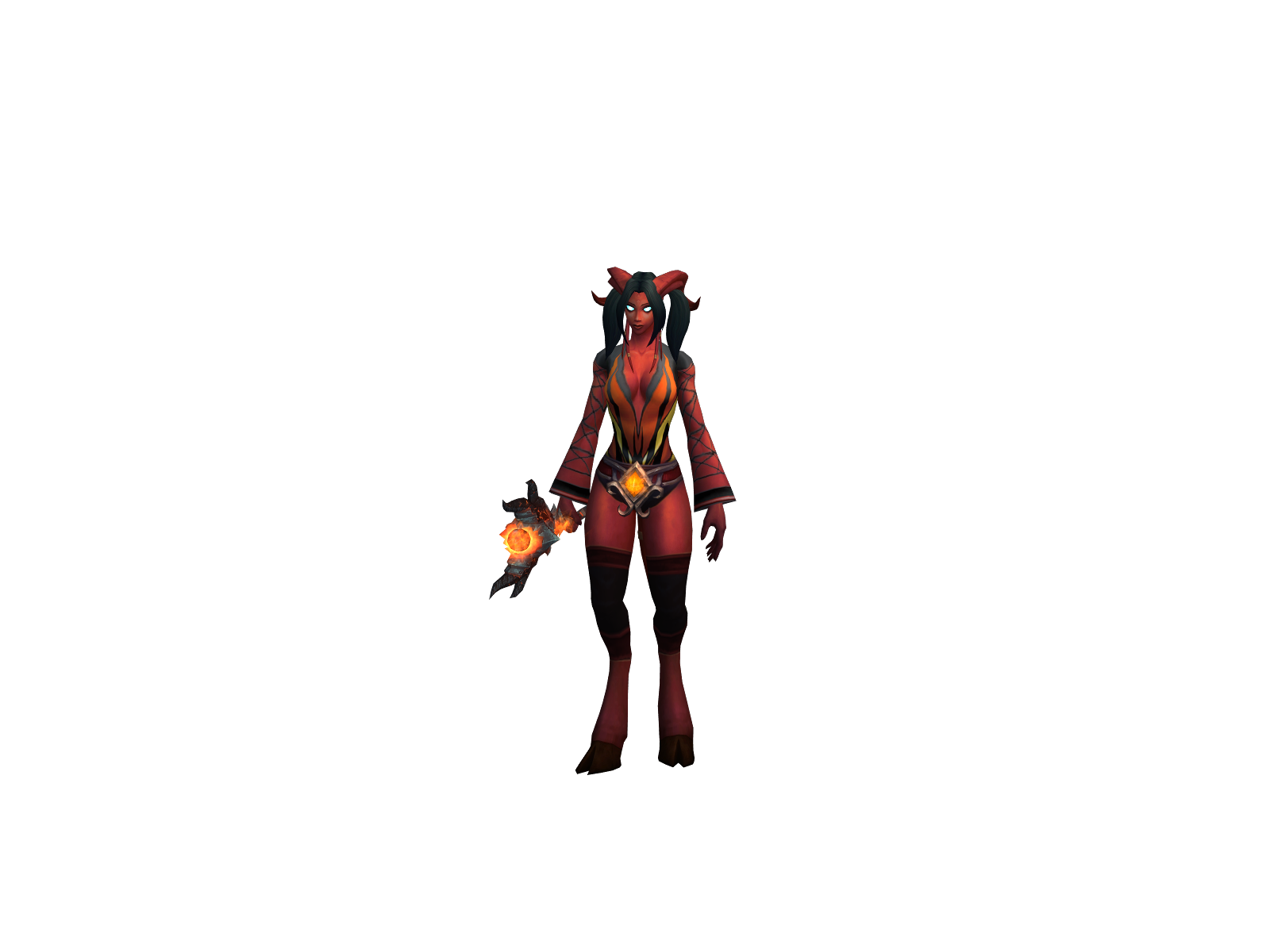 Nickolina 3D character render