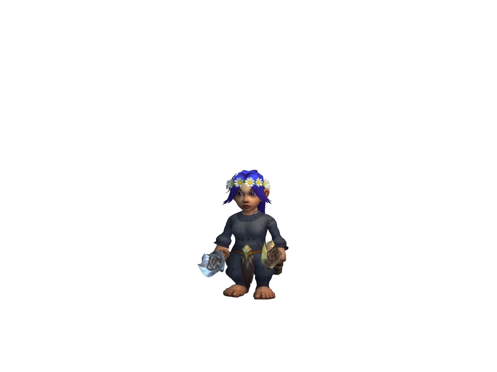 Lililililil 3D character render