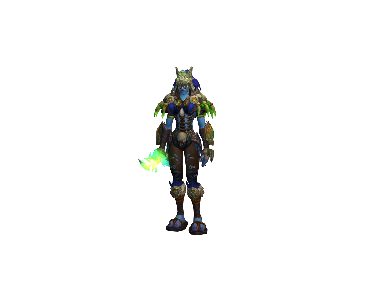 Deaththörn 3D character render