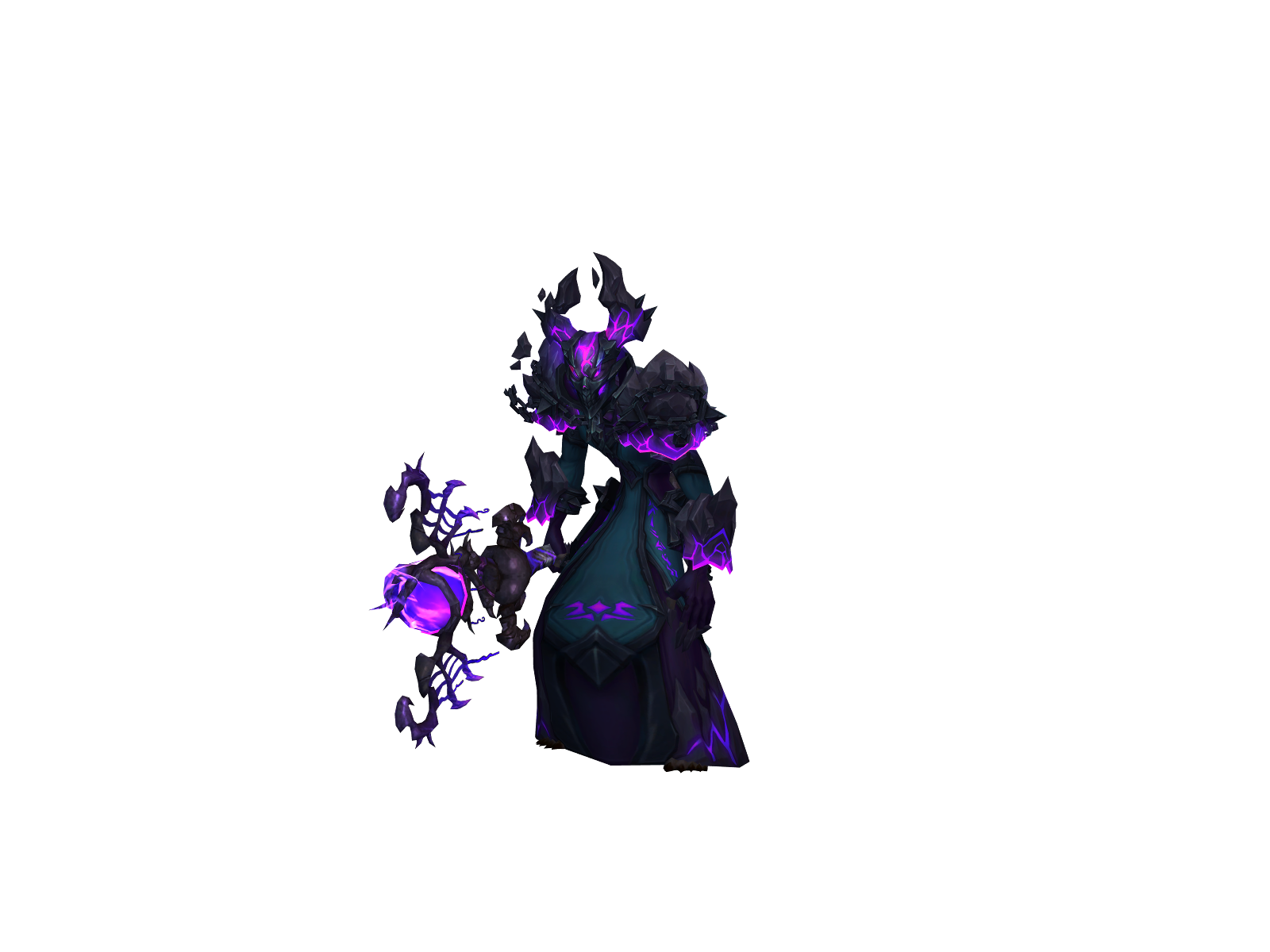 Azareth 3D character render
