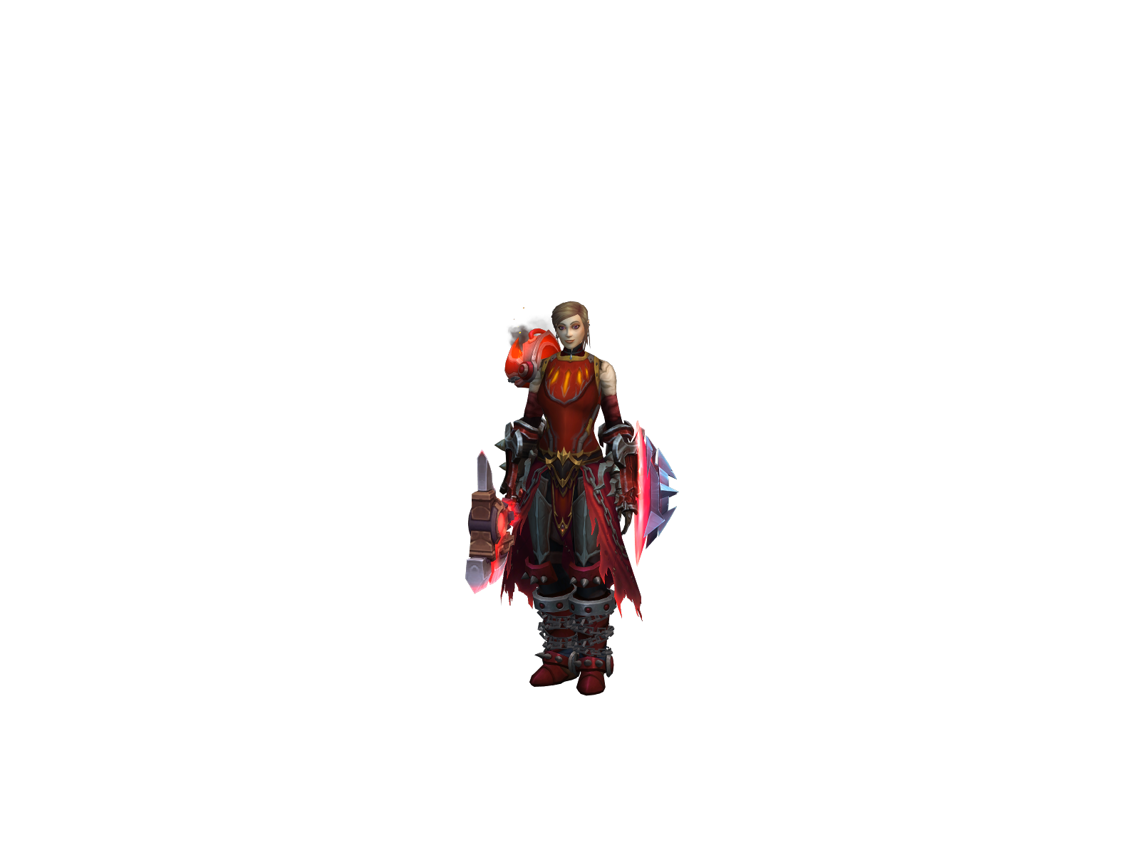 Nullify 3D character render