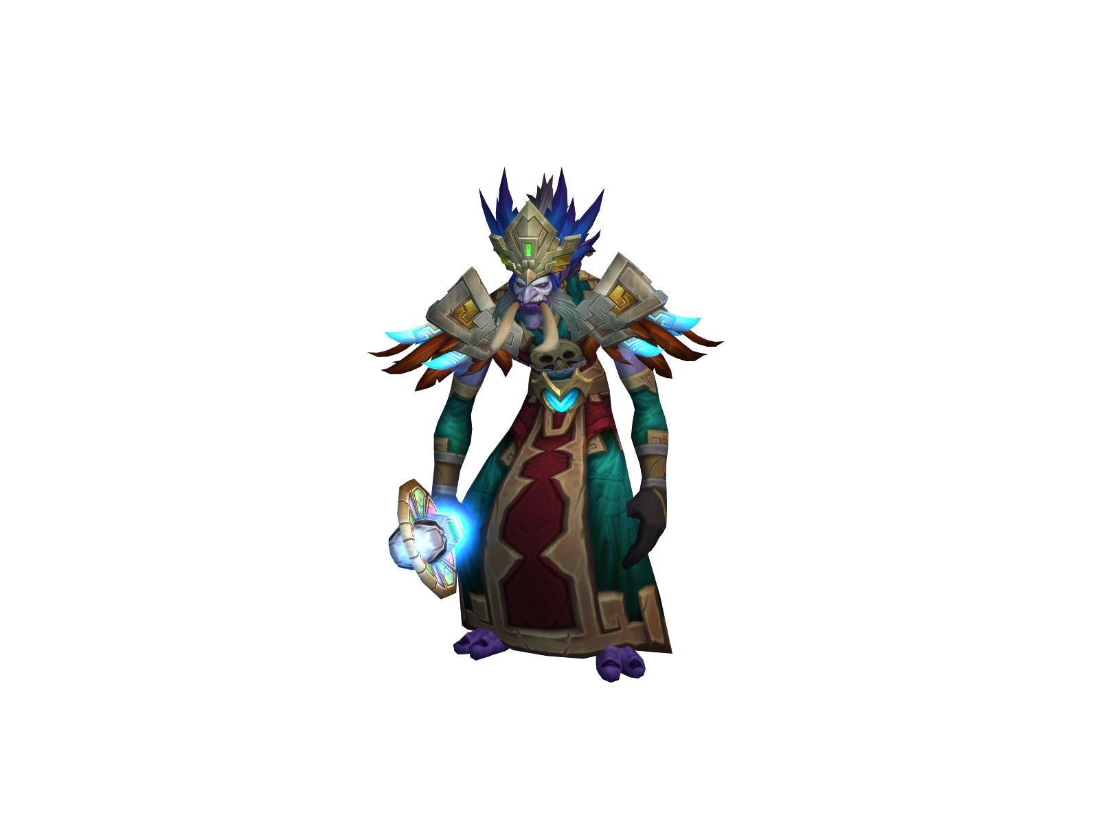 Zulazan 3D character render