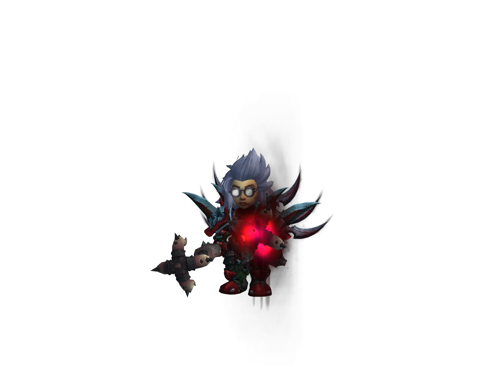 Heire 3D character render