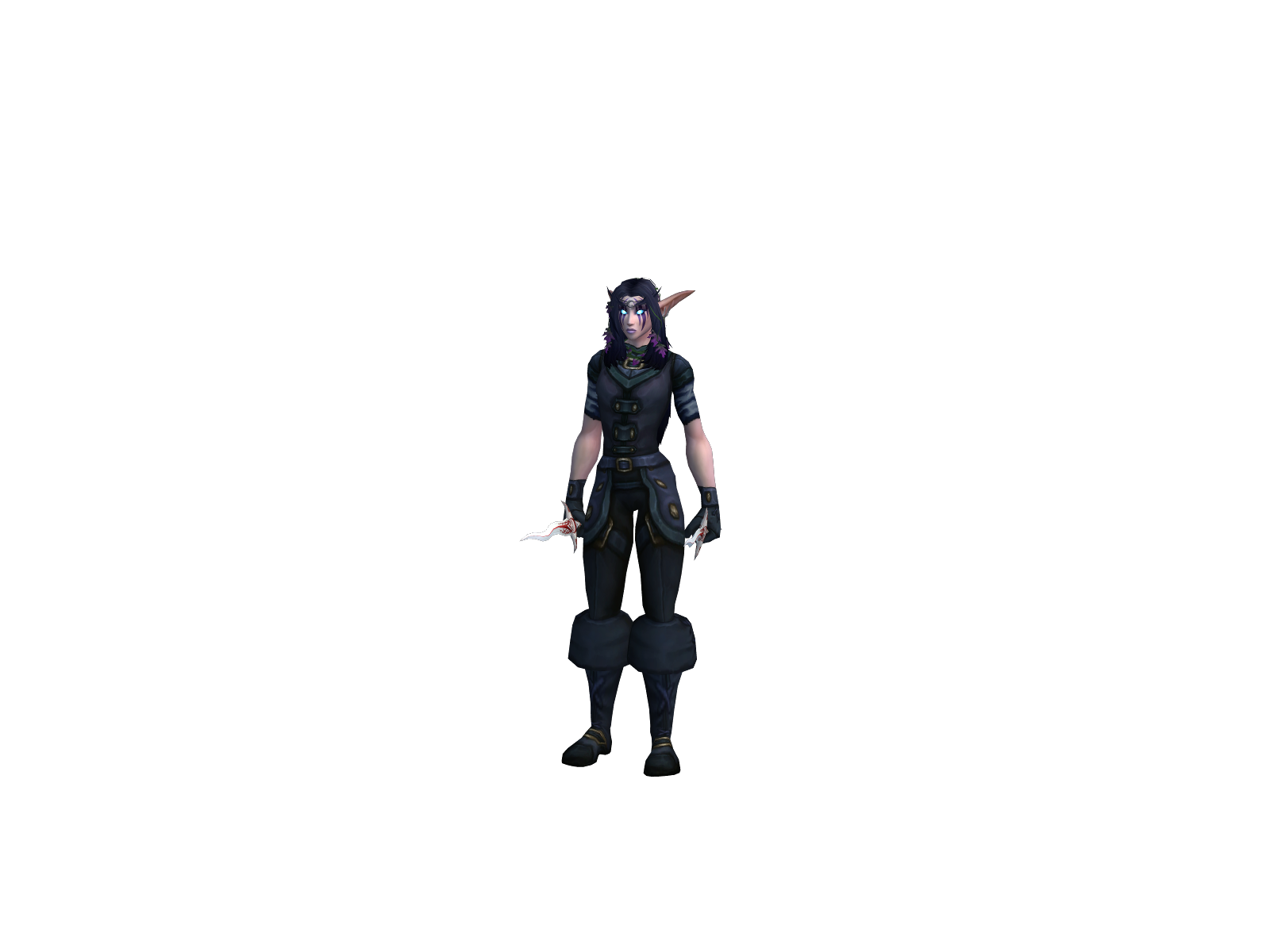Servane 3D character render