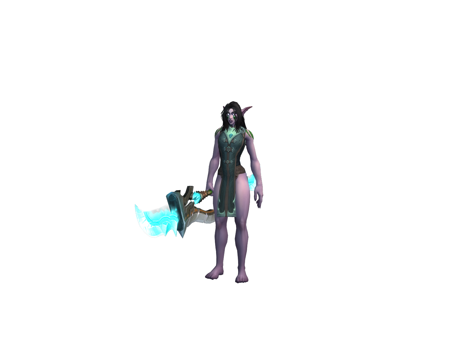 Nemili 3D character render