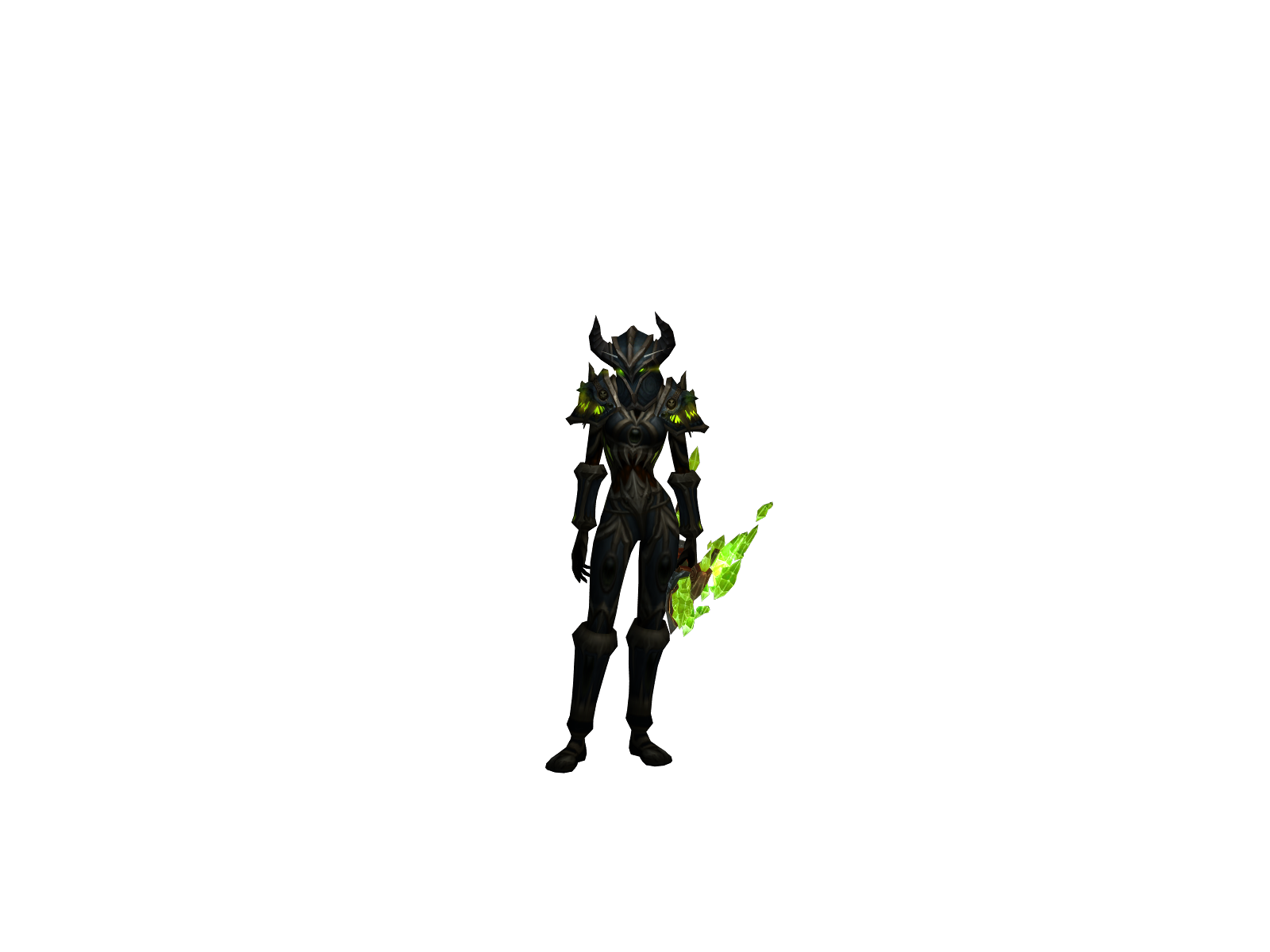 Hatesu 3D character render