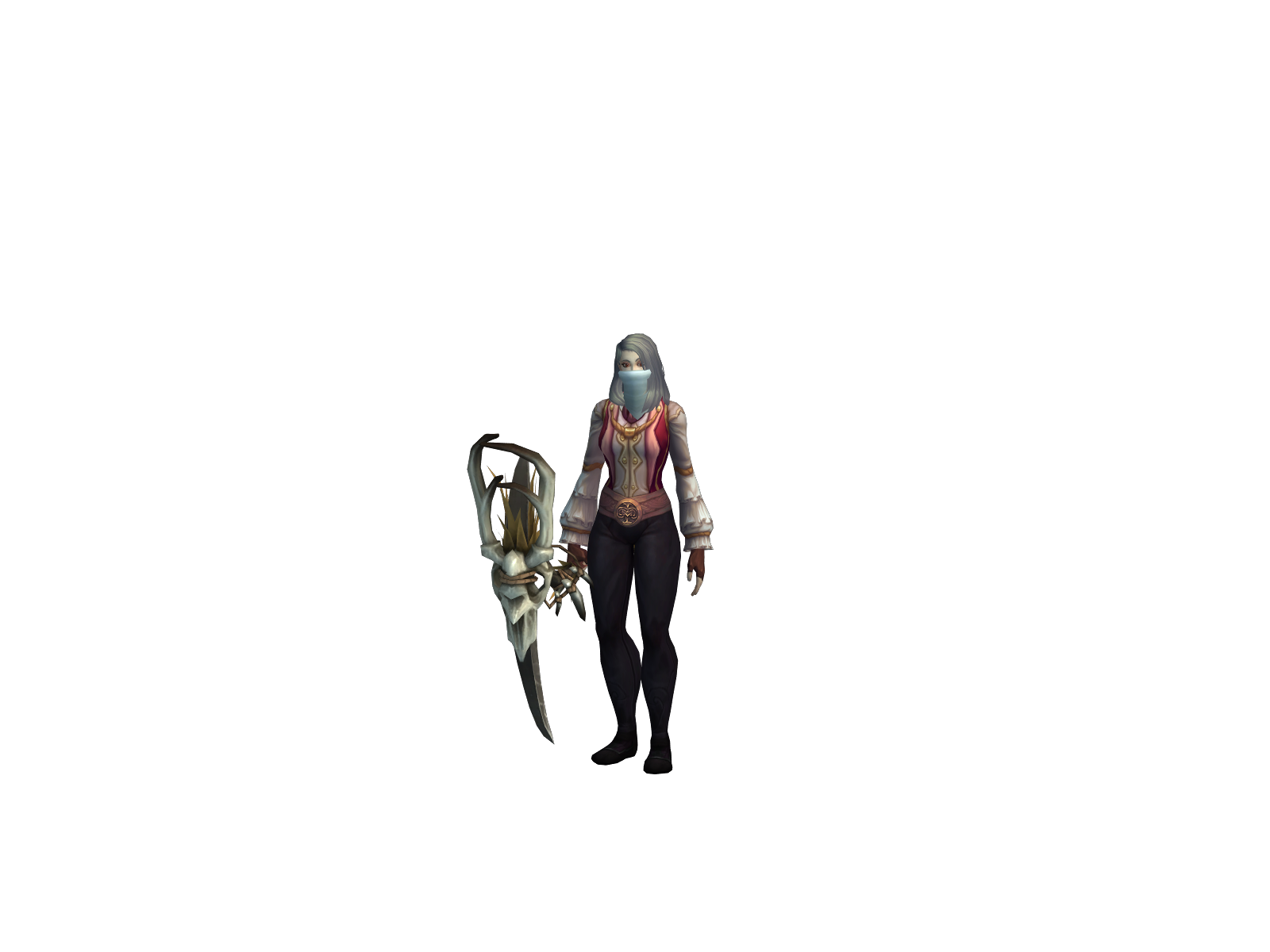Hazardskul 3D character render