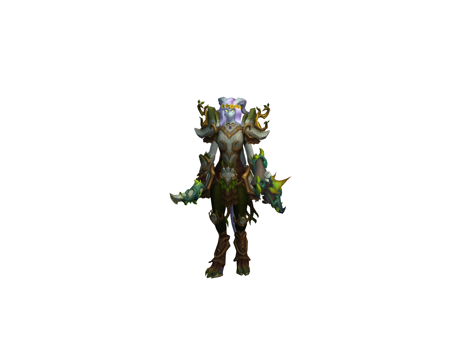 Amethystic 3D character render