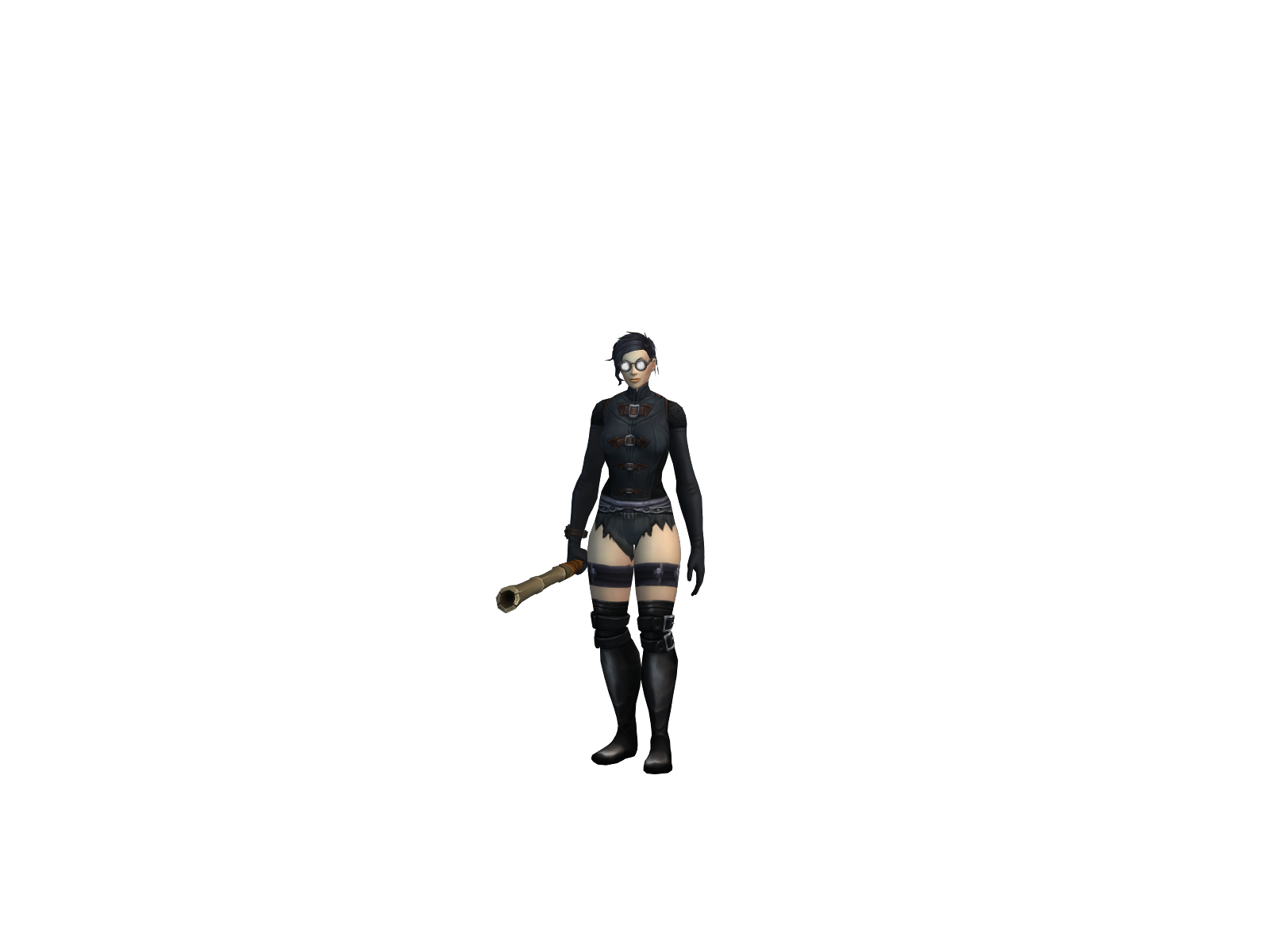 Petermanak 3D character render