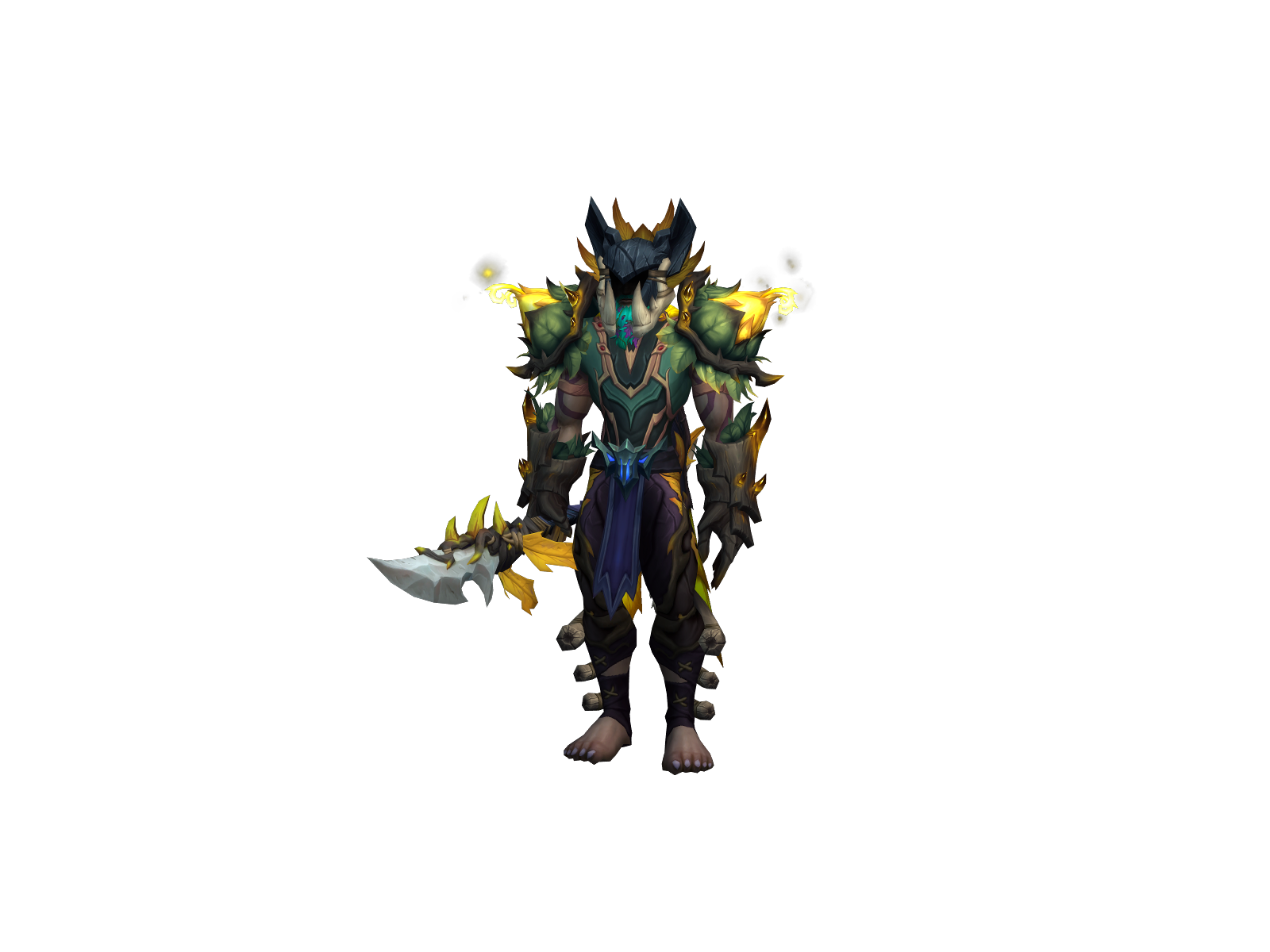 Flamax 3D character render