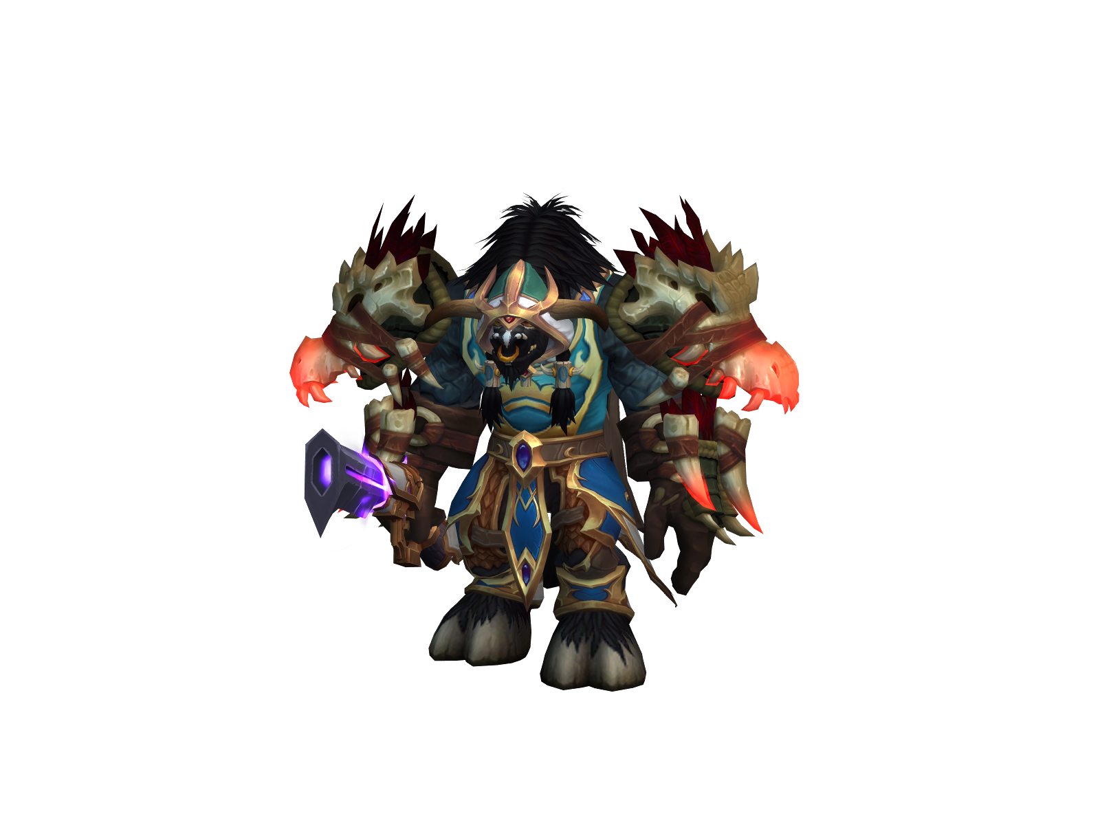 Gildohorn 3D character render