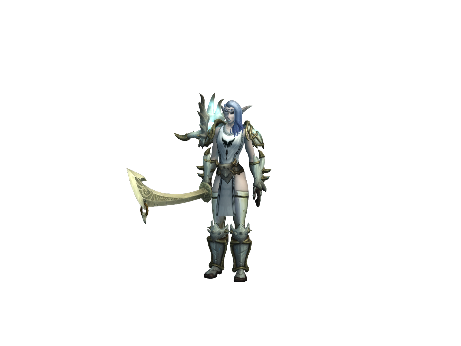 Meglan 3D character render