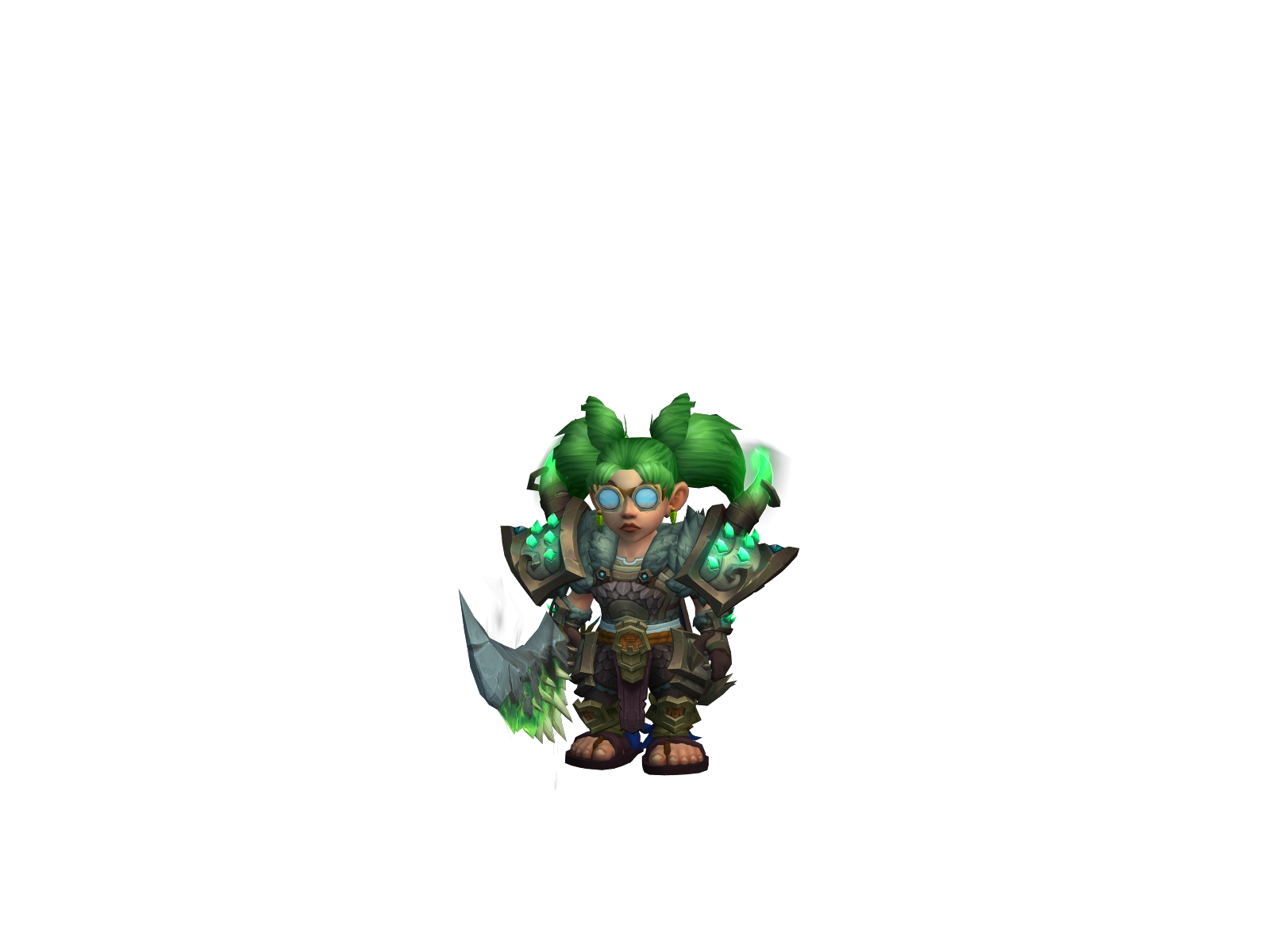 Gemwar 3D character render