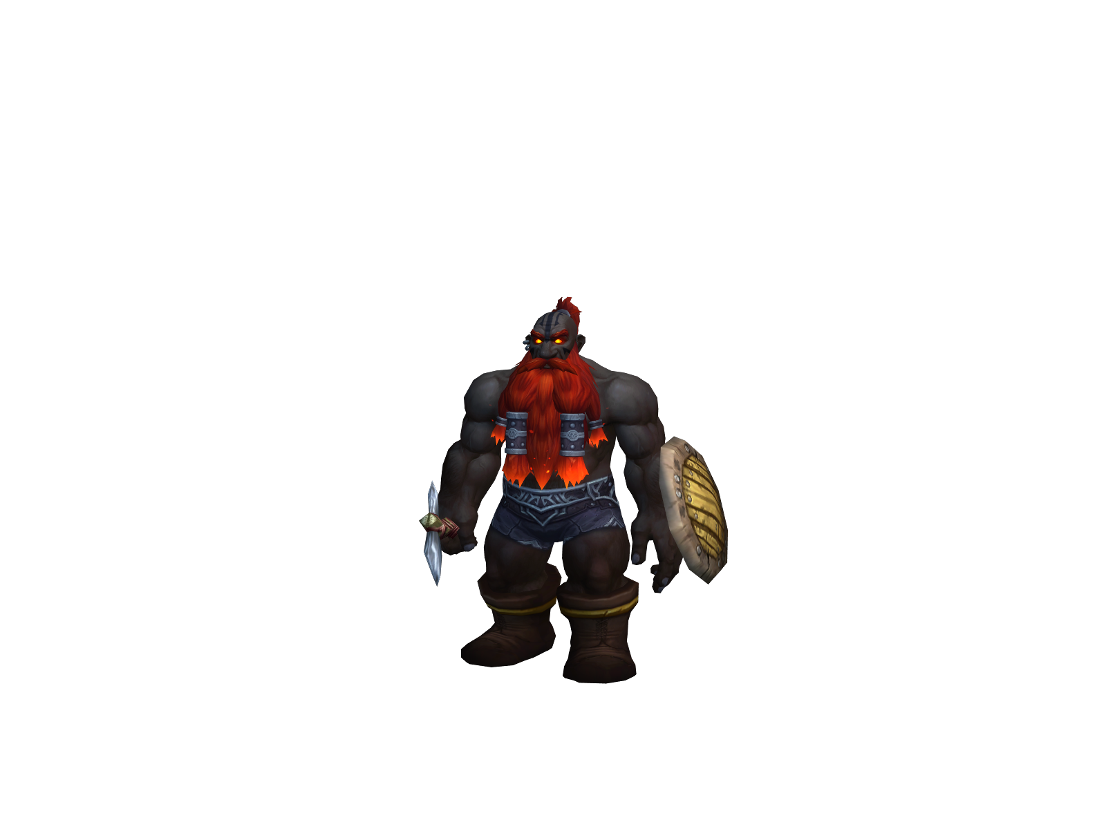 Shammain 3D character render