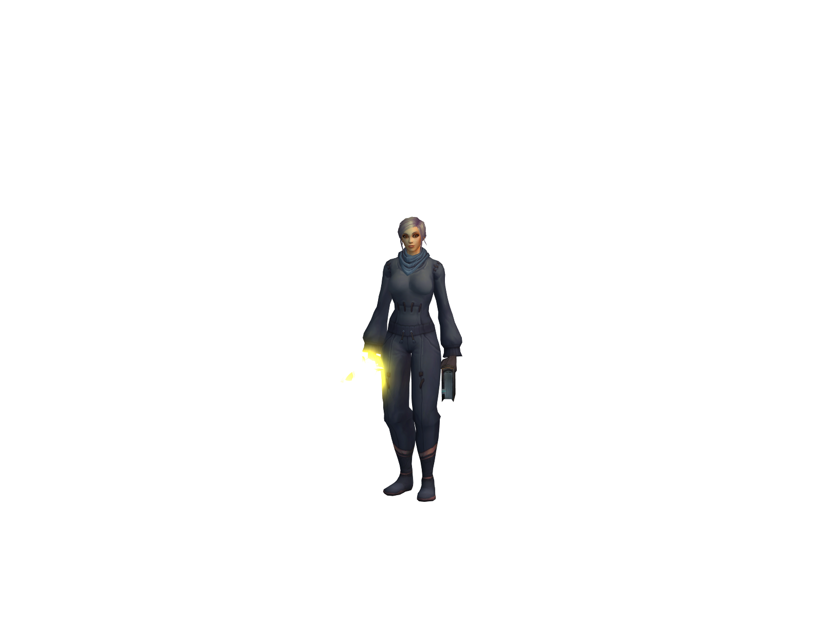 Twsted 3D character render